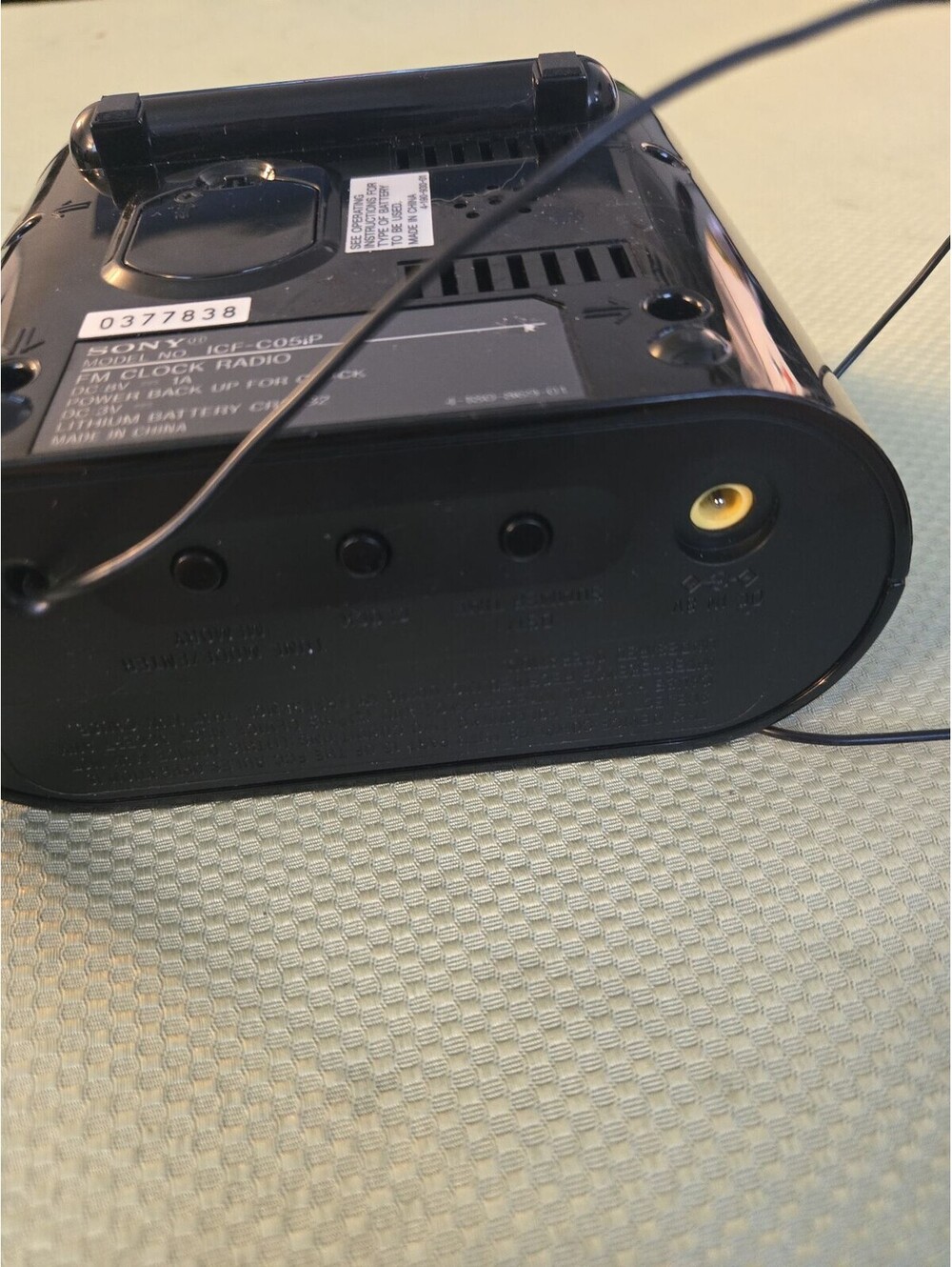 Sony ICF-C05iP Dream Machine Speaker Dock Clock Radio Untested No Power Cable - Picture 3 of 5
